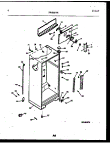 04 - Cabinet Parts parts for Frigidaire Refrigerator FPGS21TISW0 from AppliancePartsPros.com