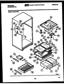 04 - Shelves And Supports parts for Frigidaire Refrigerator FPCE21TNW2 from AppliancePartsPros.com
