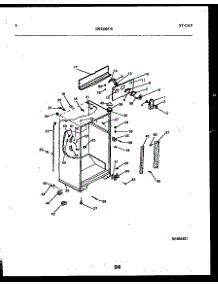 04 - Cabinet Parts parts for Frigidaire Refrigerator FPCE21TRL0 from AppliancePartsPros.com