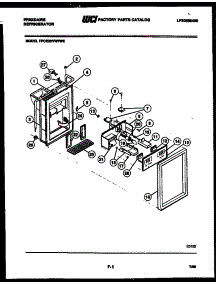07 - Ice Door, Dispenser And Water Tanks parts for Frigidaire Refrigerator FPCE22VWFW0 from AppliancePartsPros.com