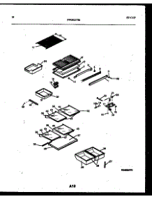 06 - Shelves And Supports parts for Frigidaire Refrigerator FPGS21TISW0 from AppliancePartsPros.com