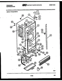 04 - Cabinet Parts parts for Frigidaire Refrigerator FPCE22VWPL1 from AppliancePartsPros.com