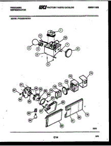 06 - Refrigerator Control Assembly, Damp parts for Frigidaire Refrigerator FPCE22VWPL1 from AppliancePartsPros.com