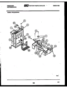 07 - Ice Door, Dispenser And Water Tanks parts for Frigidaire Refrigerator FPCE22VWPL1 from AppliancePartsPros.com