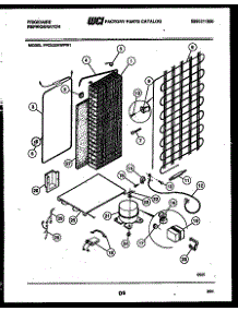10 - System And Automatic Defrost Parts parts for Frigidaire Refrigerator FPCE22VWPL1 from AppliancePartsPros.com