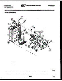 07 - Ice Door, Dispenser And Water Tanks parts for Frigidaire Refrigerator FPCE22VWFL1 from AppliancePartsPros.com