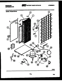 10 - System And Automatic Defrost Parts parts for Frigidaire Refrigerator FPCE24VWFH0 from AppliancePartsPros.com