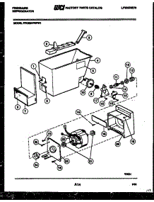08 - Ice Dispenser parts for Frigidaire Refrigerator FPCE24VWFF1 from AppliancePartsPros.com