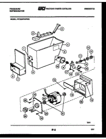 08 - Ice Dispenser parts for Frigidaire Refrigerator FPCE24VWPL0 from AppliancePartsPros.com