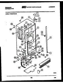 04 - Cabinet Parts parts for Frigidaire Refrigerator FPCE24VWLW0 from AppliancePartsPros.com