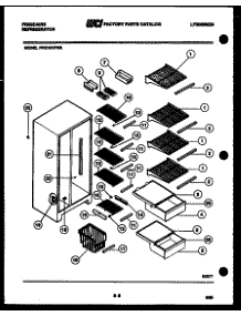 05 - Shelves And Supports parts for Frigidaire Refrigerator FPCI19VFA0 from AppliancePartsPros.com