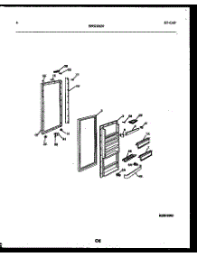 03 - Refrigerator Door Parts parts for Frigidaire Refrigerator FPCI19VPL1 from AppliancePartsPros.com