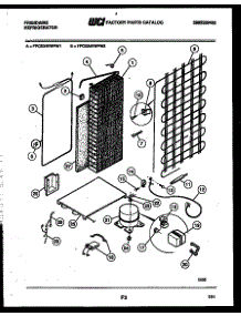 10 - System And Automatic Defrost Parts parts for Frigidaire Refrigerator FPCE24VWPW2 from AppliancePartsPros.com