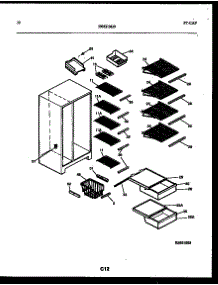 06 - Shelves And Supports parts for Frigidaire Refrigerator FPCI19VPL1 from AppliancePartsPros.com