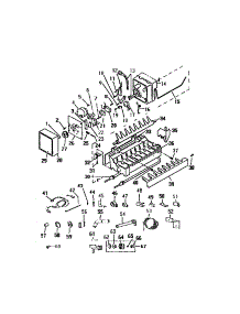 12 - Ik-4 Automatic Ice Maker parts for Frigidaire Refrigerator FPD16TCH0 from AppliancePartsPros.com