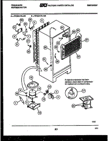 08 - System And Automatic Defrost Parts parts for Frigidaire Refrigerator FPCE21TILW2 from AppliancePartsPros.com