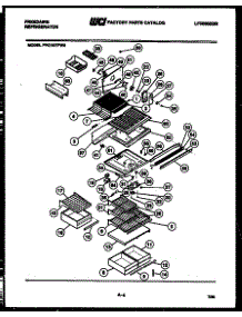 04 - Shelves And Supports parts for Frigidaire Refrigerator FPCI19TFL0 from AppliancePartsPros.com