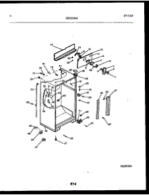 04 - Cabinet Parts parts for Frigidaire Refrigerator FPCEB21TIRB1 from AppliancePartsPros.com