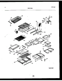 05 - Shelves And Supports parts for Frigidaire Refrigerator FPCEB21TIRB1 from AppliancePartsPros.com