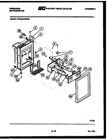 07 - Ice Door, Dispenser And Water Tanks parts for Frigidaire Refrigerator FPCE24VWFL0 from AppliancePartsPros.com
