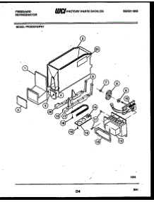 08 - Ice Dispenser parts for Frigidaire Refrigerator FPCE22VWPW1 from AppliancePartsPros.com