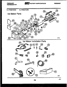 09 - Ice Maker And Installation Parts parts for Frigidaire Refrigerator FPCE21TILW6 from AppliancePartsPros.com
