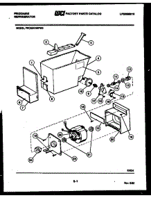 08 - Ice Dispenser parts for Frigidaire Refrigerator FPCE24VWFA0 from AppliancePartsPros.com