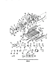 05 - Ik-4 Automatic Ice Maker parts for Frigidaire Refrigerator FPCI21TMH3 from AppliancePartsPros.com