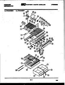 04 - Shelves And Supports parts for Frigidaire Refrigerator FPCI18TIEW0 from AppliancePartsPros.com