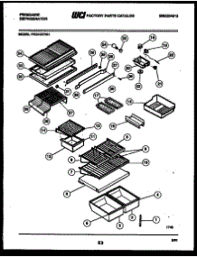 04 - Shelves And Supports parts for Frigidaire Refrigerator FPCI19TFW1 from AppliancePartsPros.com