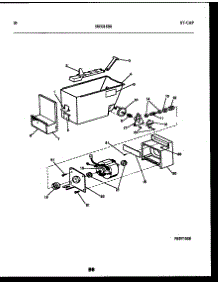 11 - Ice Dispenser parts for Frigidaire Refrigerator FPCEW24VWPW1 from AppliancePartsPros.com