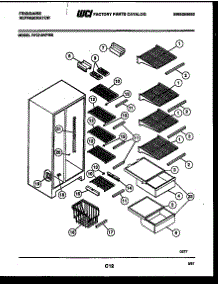 05 - Shelves And Supports parts for Frigidaire Refrigerator FPCI19VPL0 from AppliancePartsPros.com