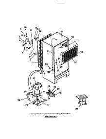 05 - Compressor, Condenser, Evaporator parts for Frigidaire Refrigerator FPCI21TCL0 from AppliancePartsPros.com