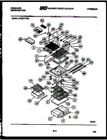 04 - Shelves And Supports parts for Frigidaire Refrigerator FPCI21TFH0 from AppliancePartsPros.com