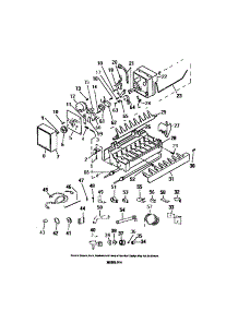 06 - Ik-4 Automatic Ice Maker parts for Frigidaire Refrigerator FPCI21TCL0 from AppliancePartsPros.com