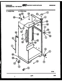 03 - Cabinet Parts parts for Frigidaire Refrigerator FPCI21TFH3 from AppliancePartsPros.com