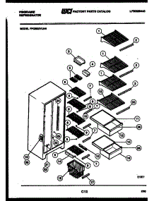 05 - Shelves And Supports parts for Frigidaire Refrigerator FPCIS22VLH0 from AppliancePartsPros.com