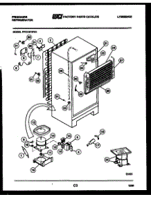 05 - System And Automatic Defrost Parts parts for Frigidaire Refrigerator FPCI19TIFA1 from AppliancePartsPros.com