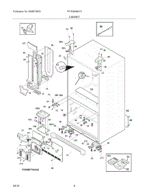 07 - Cabinet parts for Frigidaire Refrigerator FPHN2899LF0 from AppliancePartsPros.com