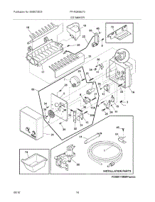 15 - Ice Maker parts for Frigidaire Refrigerator FPHN2899LF0 from AppliancePartsPros.com