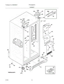 07 - Cabinet parts for Frigidaire Refrigerator FPHS2399KF2 from AppliancePartsPros.com