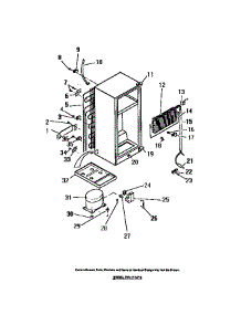 06 - Compressor, Condenser, Evaporator parts for Frigidaire Refrigerator FPI11TAL3 from AppliancePartsPros.com