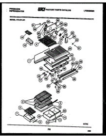 04 - Shelves And Supports parts for Frigidaire Refrigerator FPI14TLH1 from AppliancePartsPros.com