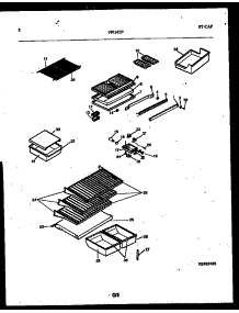 05 - Shelves And Supports parts for Frigidaire Refrigerator FPI14TPL1 from AppliancePartsPros.com
