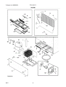 07 - System parts for Frigidaire Refrigerator FPRH19D7LF1 from AppliancePartsPros.com