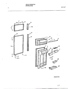 Refrigerator parts for Frigidaire Refrigerator FPWW21TIR from AppliancePartsPros.com