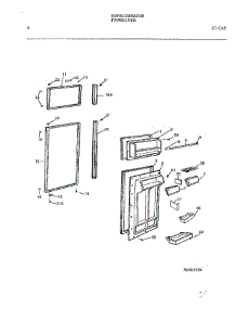 Refrigerator Page 3 parts for Frigidaire Refrigerator FPWW21TIR from AppliancePartsPros.com