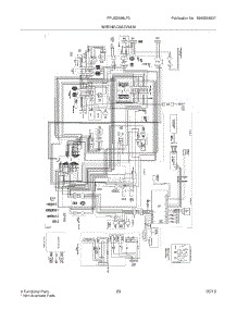 23 - Wiring Diagram parts for Frigidaire Refrigerator FPUS2698LF0 from AppliancePartsPros.com