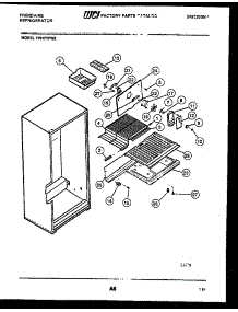 05 - Shelves And Supports parts for Frigidaire Refrigerator FPI17TFH2 from AppliancePartsPros.com