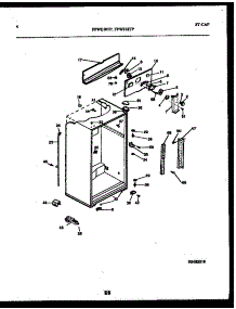 03 - Cabinet Parts parts for Frigidaire Refrigerator FPWS18TPW0 from AppliancePartsPros.com